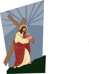 Jesus Bears the Cross