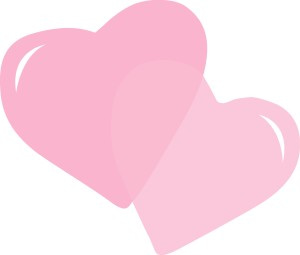 Pink Stylized Hearts