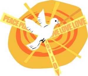 Modern Dove   Peace, Love, Joy