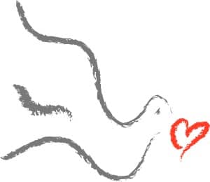 Dove Delivering Heart