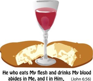 Communion Clipart with John Verse