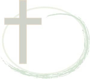 Cross with Oval Brushstroke
