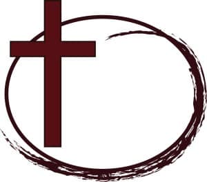 Brown Cross with Oval