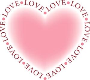 Valentine's Day Pink Love Heart