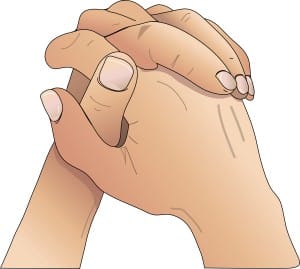 Youthful Praying Hands