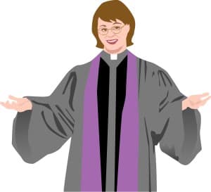 Preacher with Open Arms