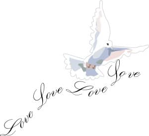Love Dove Clipart