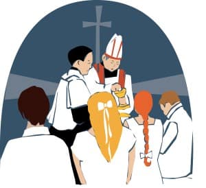 Wedding Ceremony High Church Communion