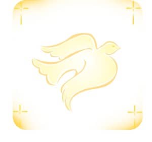 Dove with Cross Corners
