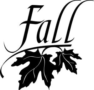 Fall Black And White Church Clipart