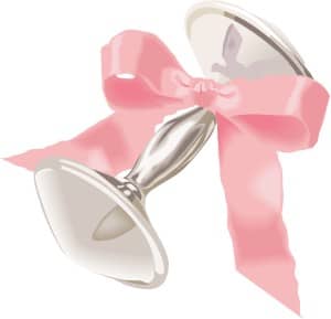 Silver Baby Rattle