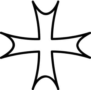 Cross Formee Outlined