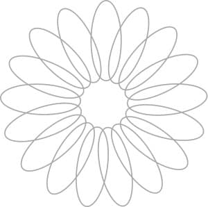 Spiral Flower Petal Design