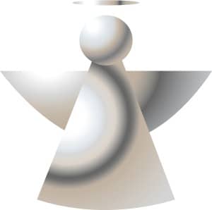 Silver Angel Ornament