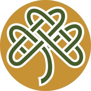 Colored Celtic Knot Shamrock