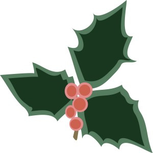 Christmas Holly Decoration