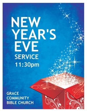 New Years Eve Church Flyer
