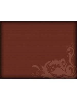 Graphic Swirls on Deep Red Background
