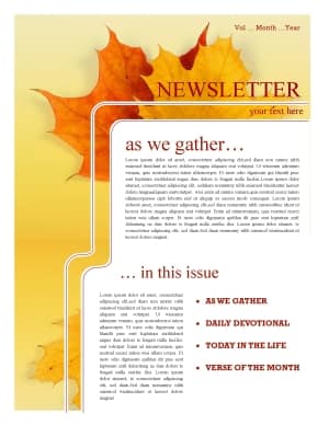 Maple Leaf Church Newsletter