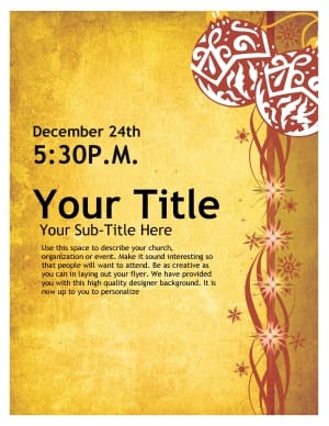 Christmas Flyer Design