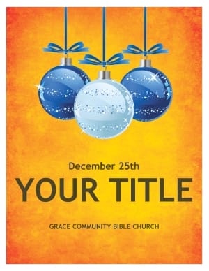 Christmas Church Flyer