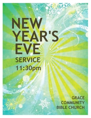New Year's Event Flyer