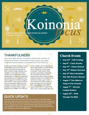 Happy Father's Day You're the Best Religious Newsletter Templates