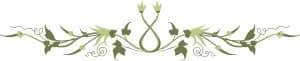 Symmetrical Floral Ornament Page Divider