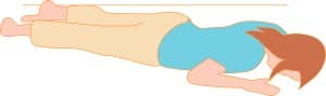 Woman Prostrate In Prayer