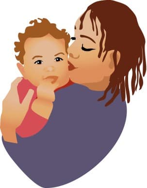 Mother and Baby Portrait