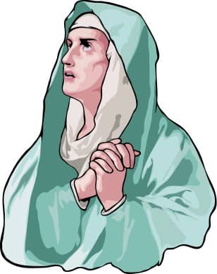 Mary Amazed After the Annunciation
