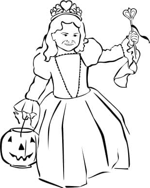 Harvest Day Princess Clipart