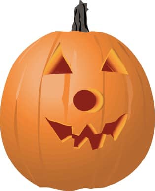 Happy Jack o' Lantern for Halloween