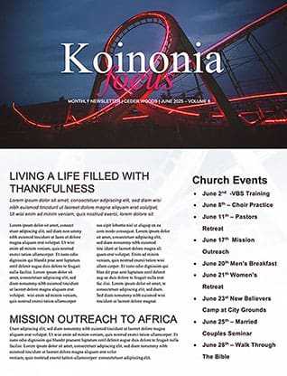 The Roller Coaster of Life: Newsletter