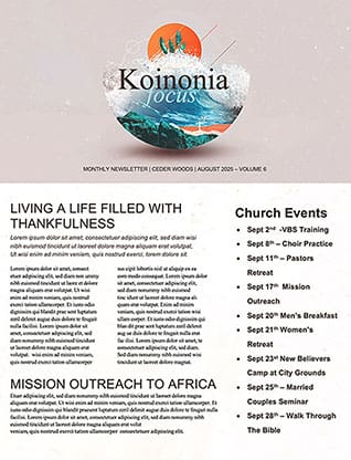 The Gifts Of The Spirit: Newsletter