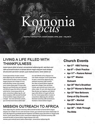 God is Alive: Trifold Bulletin Cover