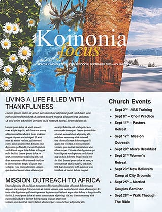 For Every Season Collection: Newsletter