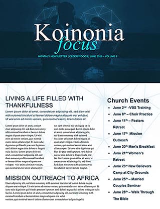 The Heart of the Father: Newsletter
