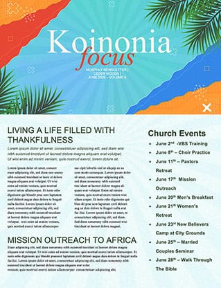 Summer Vibes: Newsletter