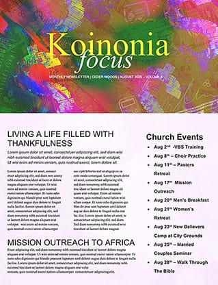 Making Change: Newsletter