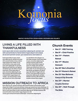 Hope Is Born: Newsletter