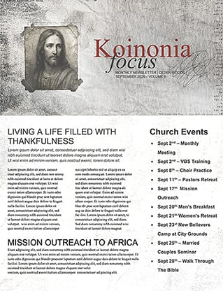 Jesus Follower - The Gospel of Mark: Newsletter