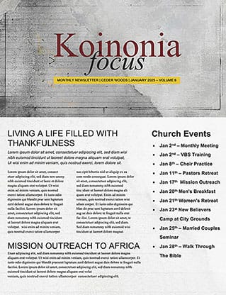 A New Chapter: Newsletter