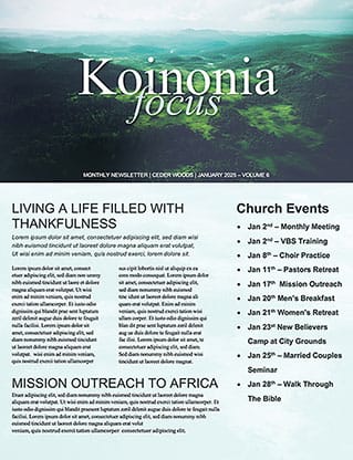 Happy New Year: Newsletter