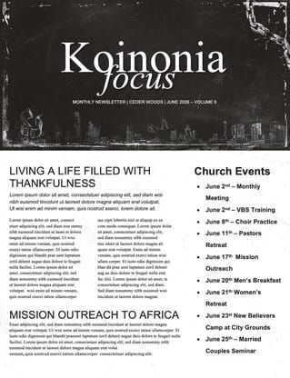 Unashamed Chalkboard: Newsletter