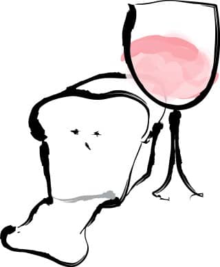 Painted Bread and Wine