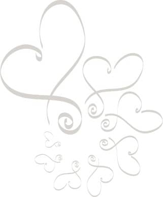 Circle of Fancy Hearts
