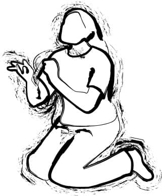 A Kneeling Woman