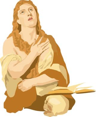 Mary Magdalene in the Presence of Jesus