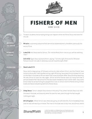 Fishers of Men: Curriculum